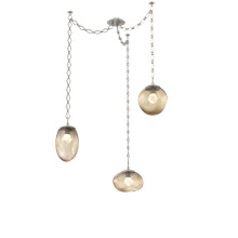 Hammerton SNB0069-03-BS-ZB-CH1-L1 - Cosmos LED Multi Light Pendant Beige Silver