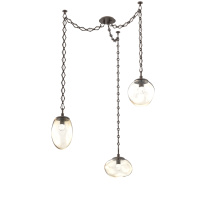 Hammerton SNB0069-03-FB-FA-CH1-L1 - Cosmos LED Multi Light Pendant Flat Bronze