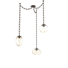 Hammerton SNB0069-03-FB-FA-CH3-L1 - Cosmos LED Multi Light Pendant Flat Bronze