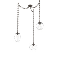 Hammerton SNB0069-03-FB-FC-CH1-L3 - Cosmos LED Multi Light Pendant Flat Bronze