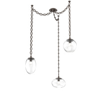 Hammerton SNB0069-03-FB-FC-CH2-L1 - Cosmos LED Multi Light Pendant Flat Bronze