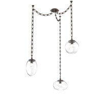 Hammerton SNB0069-03-FB-FC-CH3-L3 - Cosmos LED Multi Light Pendant Flat Bronze
