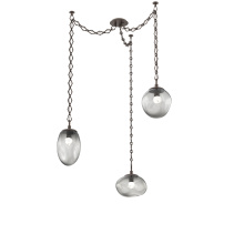 Hammerton SNB0069-03-FB-FS-CH1-L3 - Cosmos LED Multi Light Pendant Flat Bronze