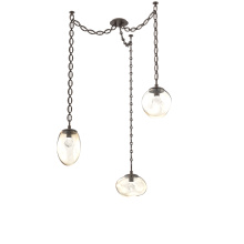 Hammerton SNB0069-03-FB-ZA-CH2-L1 - Cosmos LED Multi Light Pendant Flat Bronze