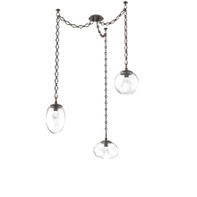Hammerton SNB0069-03-FB-ZC-CH1-L3 - Cosmos LED Multi Light Pendant Flat Bronze