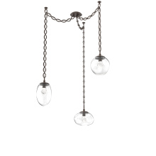 Hammerton SNB0069-03-FB-ZC-CH2-L1 - Cosmos LED Multi Light Pendant Flat Bronze