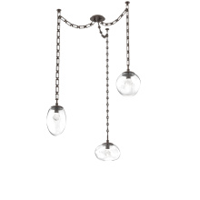Hammerton SNB0069-03-FB-ZC-CH3-L3 - Cosmos LED Multi Light Pendant Flat Bronze