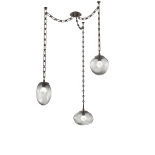 Hammerton SNB0069-03-FB-ZS-CH3-L3 - Cosmos LED Multi Light Pendant Flat Bronze