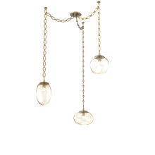 Hammerton SNB0069-03-GB-FA-CH2-L3 - Cosmos LED Multi Light Pendant Gilded Brass