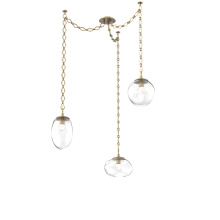 Hammerton SNB0069-03-GB-FC-CH1-L1 - Cosmos LED Multi Light Pendant Gilded Brass