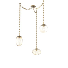 Hammerton SNB0069-03-GB-GA-CH3-L3 - Cosmos LED Multi Light Pendant Gilded Brass