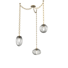 Hammerton SNB0069-03-GB-GS-CH2-L3 - Cosmos LED Multi Light Pendant Gilded Brass