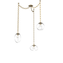 Hammerton SNB0069-03-GB-ZC-CH2-L3 - Cosmos LED Multi Light Pendant Gilded Brass