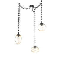 Hammerton SNB0069-03-MB-FA-CH2-L1 - Cosmos LED Multi Light Pendant Matte Black
