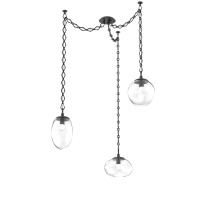 Hammerton SNB0069-03-MB-FC-CH1-L1 - Cosmos LED Multi Light Pendant Matte Black