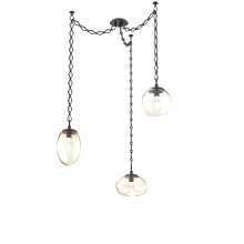 Hammerton SNB0069-03-MB-GA-CH1-L1 - Cosmos LED Multi Light Pendant Matte Black