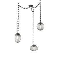 Hammerton SNB0069-03-MB-GS-CH1-L1 - Cosmos LED Multi Light Pendant Matte Black