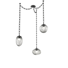 Hammerton SNB0069-03-MB-ZS-CH3-L1 - Cosmos LED Multi Light Pendant Matte Black