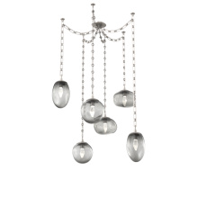 Hammerton SNB0069-06-BS-GS-CH3-L3 - Cosmos LED Multi Light Pendant Beige Silver