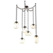 Hammerton SNB0069-06-FB-GA-CH2-L1 - Cosmos LED Multi Light Pendant Flat Bronze