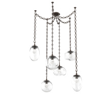 Hammerton SNB0069-06-FB-ZC-CH1-L3 - Cosmos LED Multi Light Pendant Flat Bronze