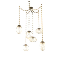Hammerton SNB0069-06-GB-GA-CH3-L3 - Cosmos LED Multi Light Pendant Gilded Brass