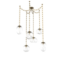 Hammerton SNB0069-06-GB-GC-CH3-L3 - Cosmos LED Multi Light Pendant Gilded Brass