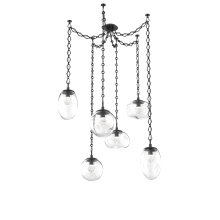 Hammerton SNB0069-06-MB-ZC-CH1-L3 - Cosmos LED Multi Light Pendant Matte Black