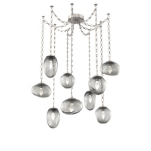 Hammerton SNB0069-09-BS-GS-CH1-L3 - Cosmos LED Multi Light Pendant Beige Silver