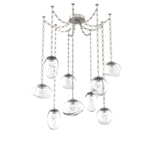 Hammerton SNB0069-09-BS-ZC-CH1-L3 - Cosmos LED Multi Light Pendant Beige Silver