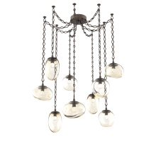 Hammerton SNB0069-09-FB-FA-CH1-L1 - Cosmos LED Multi Light Pendant Flat Bronze