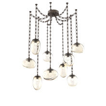 Hammerton SNB0069-09-FB-FA-CH3-L1 - Cosmos LED Multi Light Pendant Flat Bronze