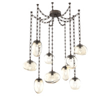 Hammerton SNB0069-09-FB-GA-CH3-L3 - Cosmos LED Multi Light Pendant Flat Bronze
