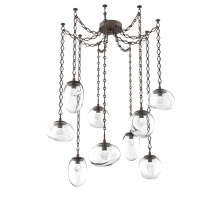 Hammerton SNB0069-09-FB-ZC-CH1-L3 - Cosmos LED Multi Light Pendant Flat Bronze