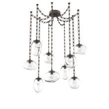 Hammerton SNB0069-09-FB-ZC-CH3-L1 - Cosmos LED Multi Light Pendant Flat Bronze