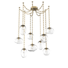 Hammerton SNB0069-09-GB-ZC-CH1-L1 - Cosmos LED Multi Light Pendant Gilded Brass