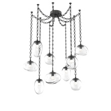 Hammerton SNB0069-09-MB-FC-CH1-L1 - Cosmos LED Multi Light Pendant Matte Black
