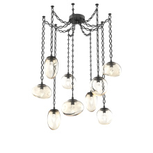 Hammerton SNB0069-09-MB-GA-CH2-L1 - Cosmos LED Multi Light Pendant Matte Black