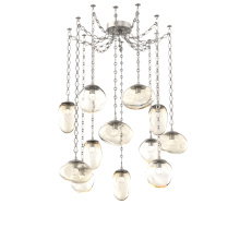 Hammerton SNB0069-12-BS-FA-CH1-L3 - Cosmos LED Multi Light Pendant Beige Silver