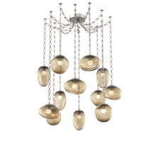 Hammerton SNB0069-12-BS-FB-CH1-L3 - Cosmos LED Multi Light Pendant Beige Silver