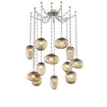 Hammerton SNB0069-12-BS-FB-CH2-L3 - Cosmos LED Multi Light Pendant Beige Silver