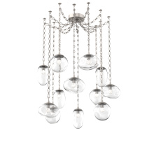 Hammerton SNB0069-12-BS-FC-CH1-L3 - Cosmos LED Multi Light Pendant Beige Silver