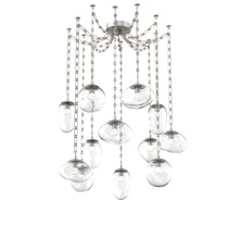 Hammerton SNB0069-12-BS-FC-CH3-L1 - Cosmos LED Multi Light Pendant Beige Silver
