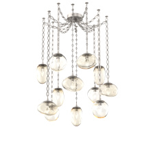 Hammerton SNB0069-12-BS-GA-CH2-L1 - Cosmos LED Multi Light Pendant Beige Silver
