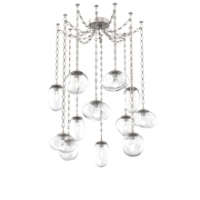 Hammerton SNB0069-12-BS-GC-CH1-L3 - Cosmos LED Multi Light Pendant Beige Silver