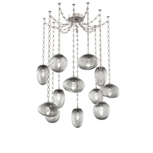 Hammerton SNB0069-12-BS-GS-CH1-L1 - Cosmos LED Multi Light Pendant Beige Silver