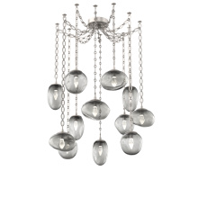 Hammerton SNB0069-12-BS-GS-CH2-L1 - Cosmos LED Multi Light Pendant Beige Silver