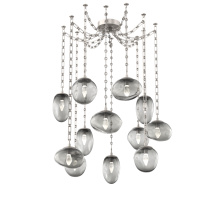Hammerton SNB0069-12-BS-GS-CH3-L3 - Cosmos LED Multi Light Pendant Beige Silver