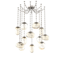 Hammerton SNB0069-12-BS-ZA-CH3-L3 - Cosmos LED Multi Light Pendant Beige Silver