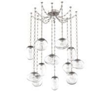Hammerton SNB0069-12-BS-ZC-CH1-L1 - Cosmos LED Multi Light Pendant Beige Silver